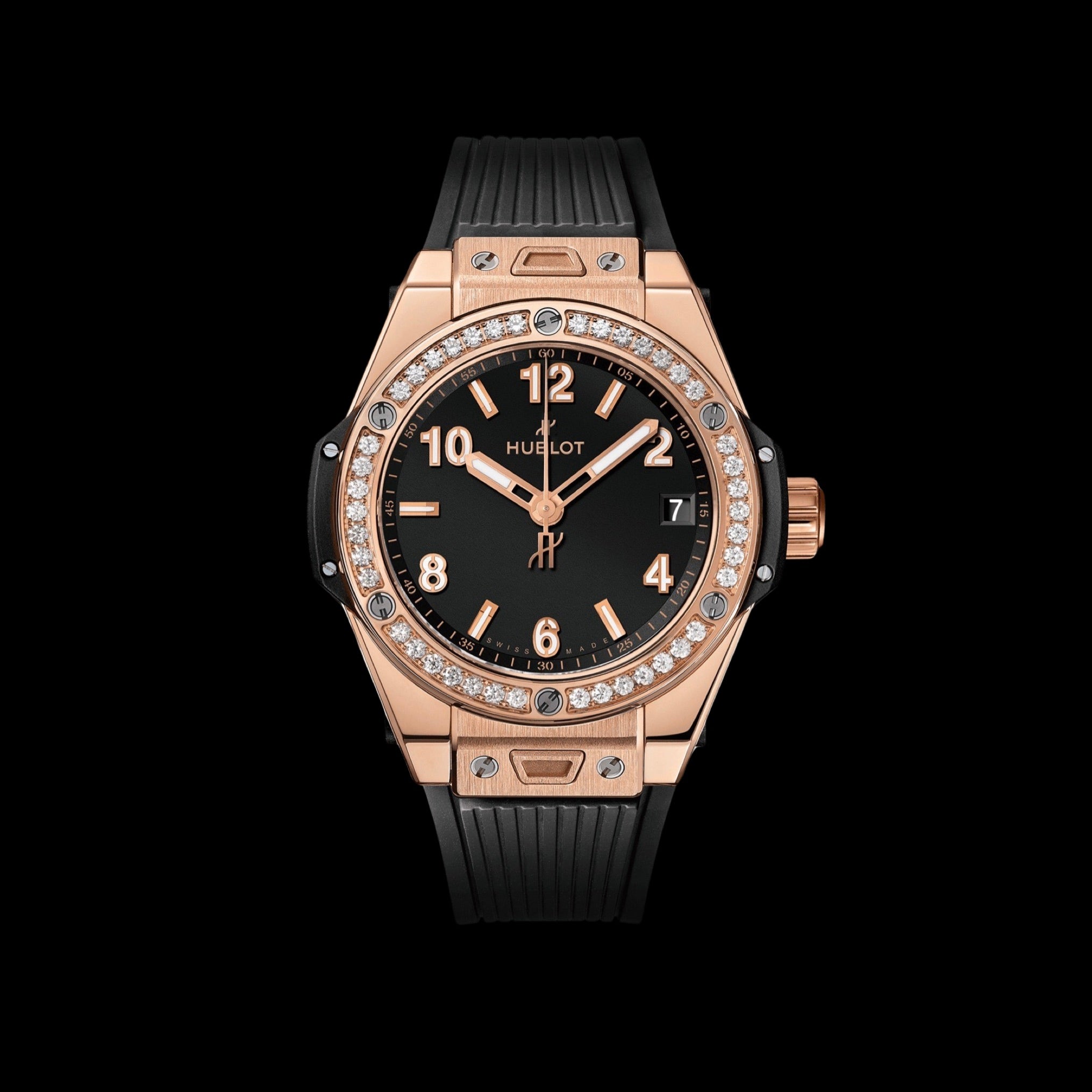 Hublot Big Bang One Click King Gold 39mm Rosegold Diamanten