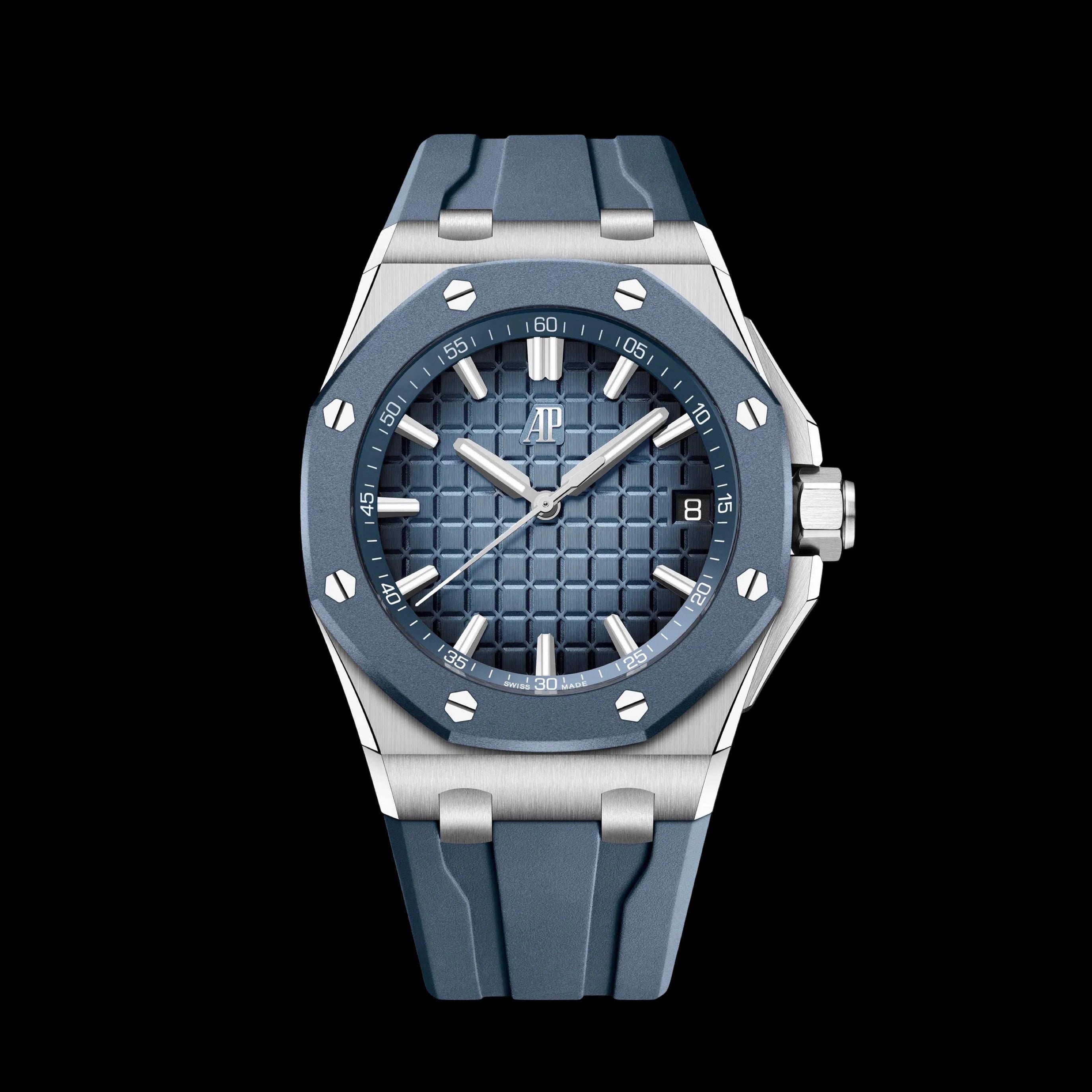 Audemars Piguet Royal Oak Offshore 43mm Stahl Blaues Zifferblatt